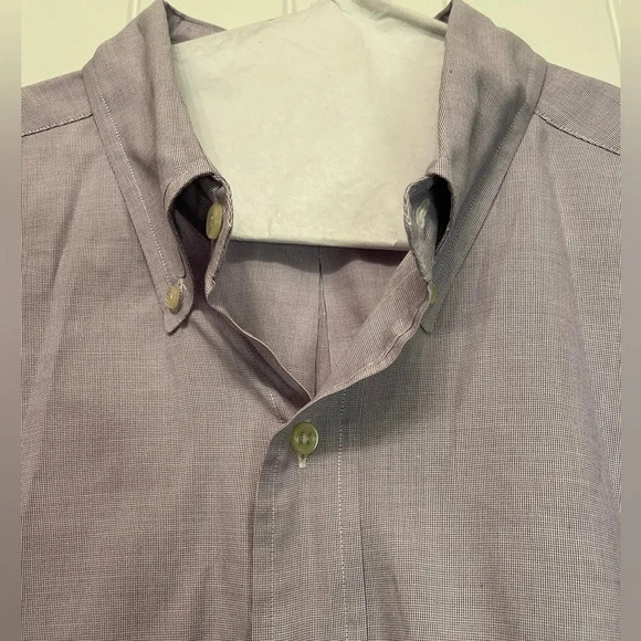 Ralph Lauren Classic Fit Long Sleeve Lavender Button Down Shirt Men's Size Large - Picture 6 of 8